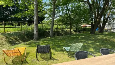 Jardin de l'établissement Gîtes de charme 