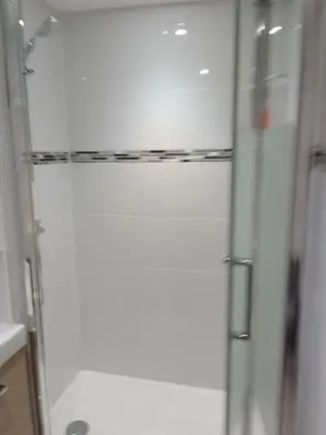 Salle de bains dans l'établissement chez LOLO