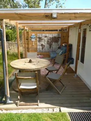 Terrasse ou espace extérieur de l'établissement Cocon des marais