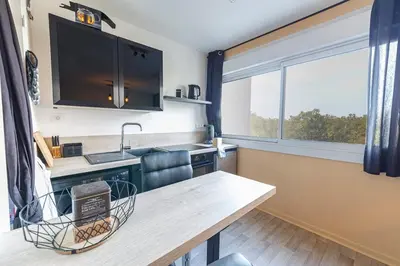 Cuisine ou kitchenette dans l'établissement L'oriole - Wifi - Ascenseur