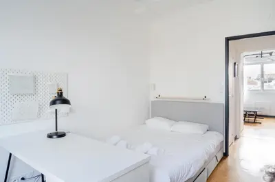 Un ou plusieurs lits dans un hébergement de l'établissement Nouveau ! Ptit Lu - Appartement proche Loire