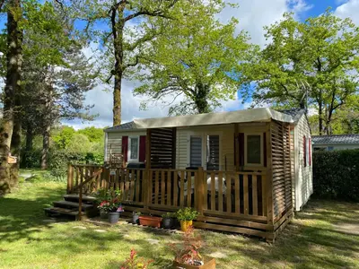 Jardin de l'établissement Mobil home 4 personnes Plein cœur de la Vendée proche Parc du PUYDUFOU