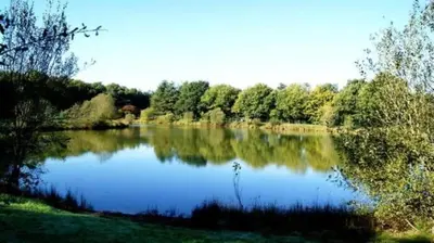 Paysage naturel près de le camping
