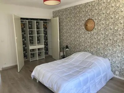 Un ou plusieurs lits dans un hébergement de l'établissement Maison chapi
