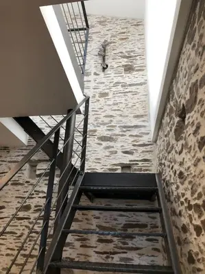 Plan de l'établissement Les Palmiers. Charme, spa et massage en vignoble nantais