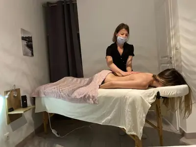 Spa ou équipements de bien-être de l'établissement Les Palmiers. Charme, spa et massage en vignoble nantais
