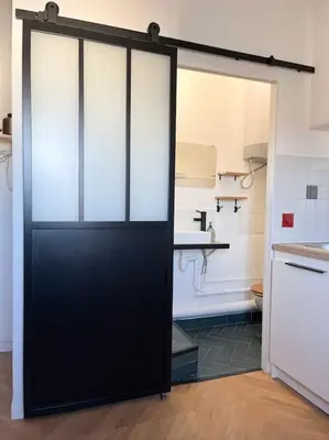 Cuisine ou kitchenette dans l'établissement Studio - Cosy Kaza