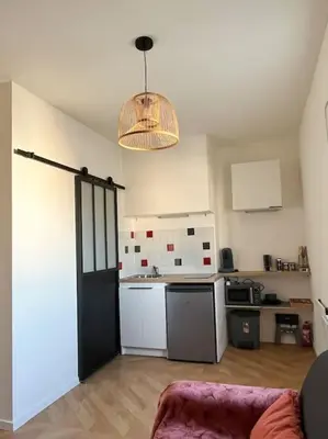 Cuisine ou kitchenette dans l'établissement Studio - Cosy Kaza
