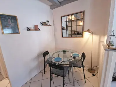 Coin salon dans l'établissement L'Authentique - Les Maisons de Madeleine