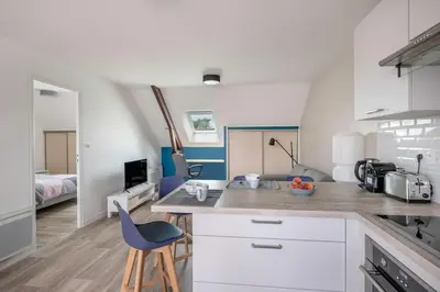 Cuisine ou kitchenette dans l'établissement Aristide#4 - T2 lumineux