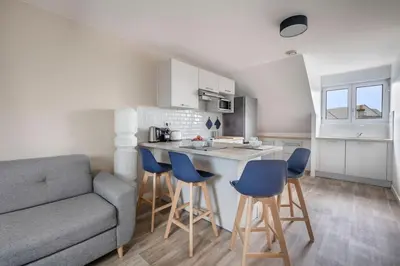 Cuisine ou kitchenette dans l'établissement Aristide#4 - T2 lumineux