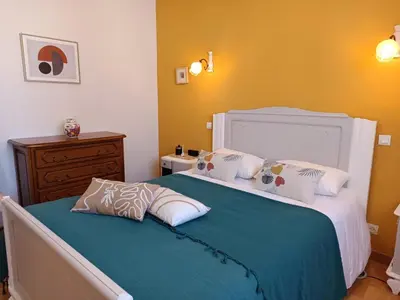 Un ou plusieurs lits dans un hébergement de l'établissement Maison de vacances à Notre-Dame-de-Monts - 6 personnes - Animaux admis - FR-1-540-169