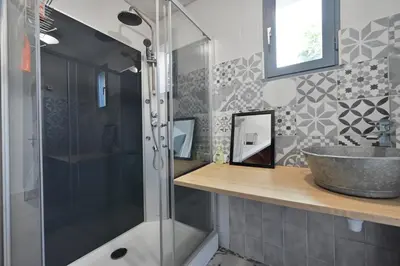 Salle de bains dans l'établissement La Champtocette de la Loire