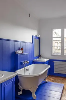 Salle de bains dans l'établissement Le Cambronne - en Bail Mobilité