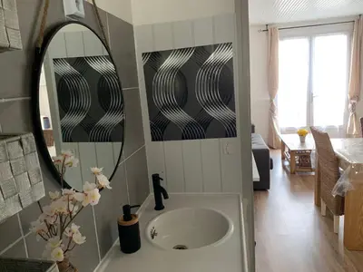 Salle de bains dans l'établissement Marieno