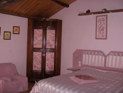 Un ou plusieurs lits dans un hébergement de l'établissement Chambres d'hôtes de La Templerie-Moulin