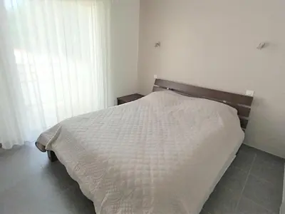 Un ou plusieurs lits dans un hébergement de l'établissement Appartement NEUF 1 chambre, 4 pers, 350m plage Saint Jean de Monts, calme, forêt, commerces à proximité - FR-1-323-268