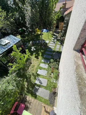 Jardin de l'établissement Maison indépendante cosy avec terrasse privée - La Laiterie