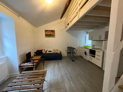 Cuisine ou kitchenette dans l'établissement Studio proche cathédrale