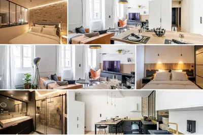 Cuisine ou kitchenette dans l'établissement Le Passage Royal - Les Maisons de Madeleine