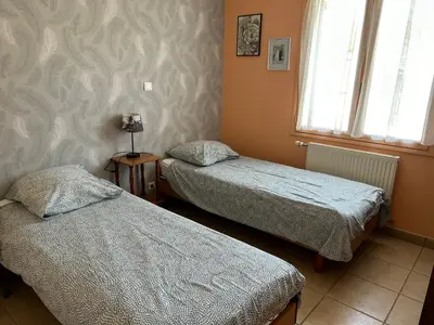 Un ou plusieurs lits dans un hébergement de l'établissement Gite de la Sèvre