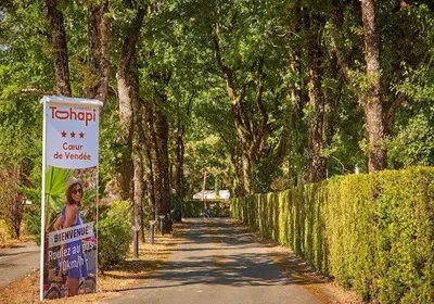 Jardin de l'établissement Bungalow 6 pers. près du puy du fou