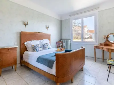 Un ou plusieurs lits dans un hébergement de l'établissement Holiday Home Les Albatros by Interhome