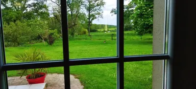 Jardin de l'établissement Maison de campagne au cœur d'un élevage de poneys connemara