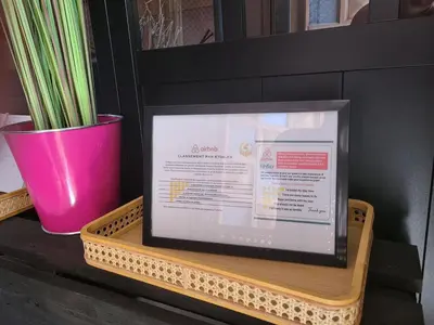 Plan de l'établissement Maison familiale entre pinède et plage 6 PERS