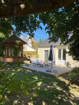 Jardin de l'établissement Gite de Tréguilly 4 chambres