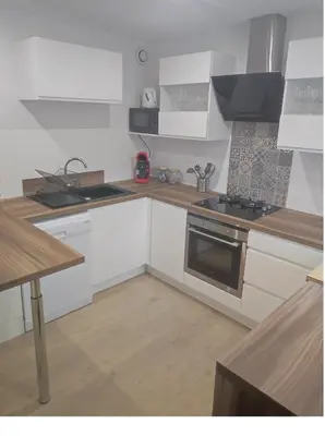 Cuisine ou kitchenette dans l'établissement Une Parenthèse Enchantée