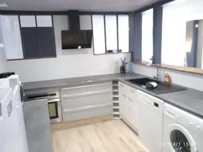 Cuisine ou kitchenette dans l'établissement Gîte Ambroise (proche Puy du fou)