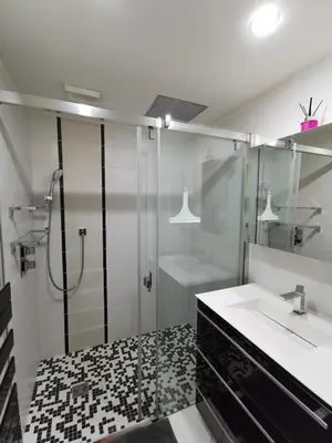Salle de bains dans l'établissement Le Voyage de Jade - Les Maisons de Madeleine