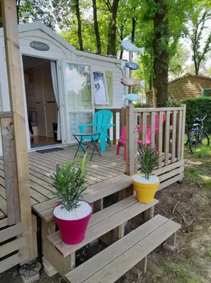 Jardin de l'établissement F4 PREMIUM 6 pers PUY DU FOU 910CF
