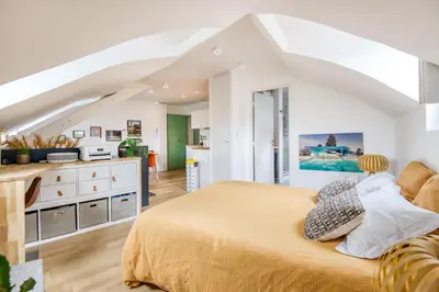 Un ou plusieurs lits dans un hébergement de l'établissement Cocoon au coeur de Nantes