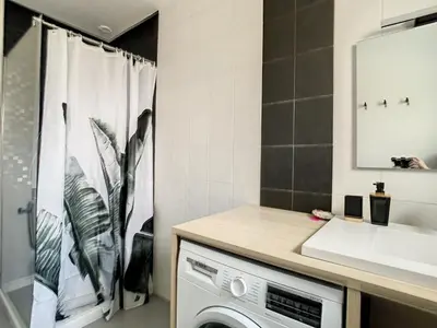Cuisine ou kitchenette dans l'établissement Maison cosy au calme parking privé inclus