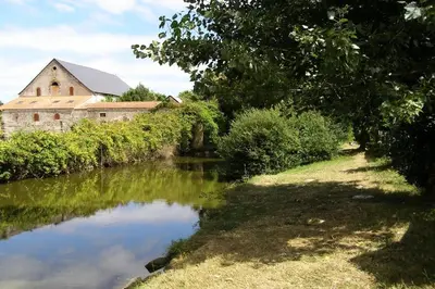Paysage naturel près de le camping