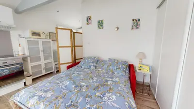 Un ou plusieurs lits dans un hébergement de l'établissement Escale Oceane 5 minutes des plages