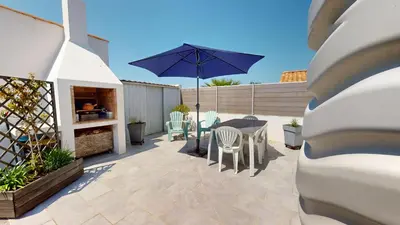 Balcon ou terrasse dans l'établissement Escale Oceane 5 minutes des plages
