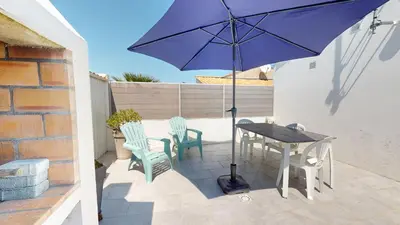 Balcon ou terrasse dans l'établissement Escale Oceane 5 minutes des plages