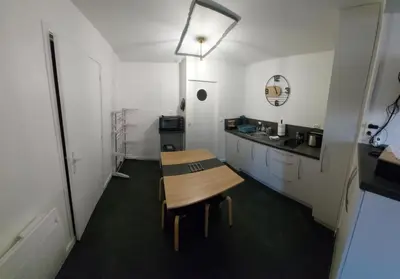 Cuisine ou kitchenette dans l'établissement Studio 6
